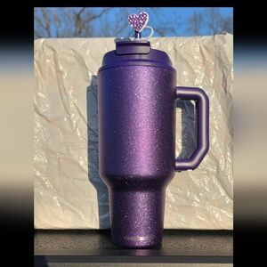 Purple Glitter Travel Mug